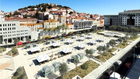 Amazing Downtown Apt With Small Balcony With View Over The Castle Lisboa Eksteriør bilde